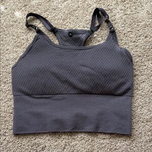 Balance Athletica Grey sports crop tank
